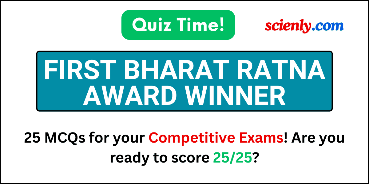 First Bharat Ratna Award winner MCQ Quiz