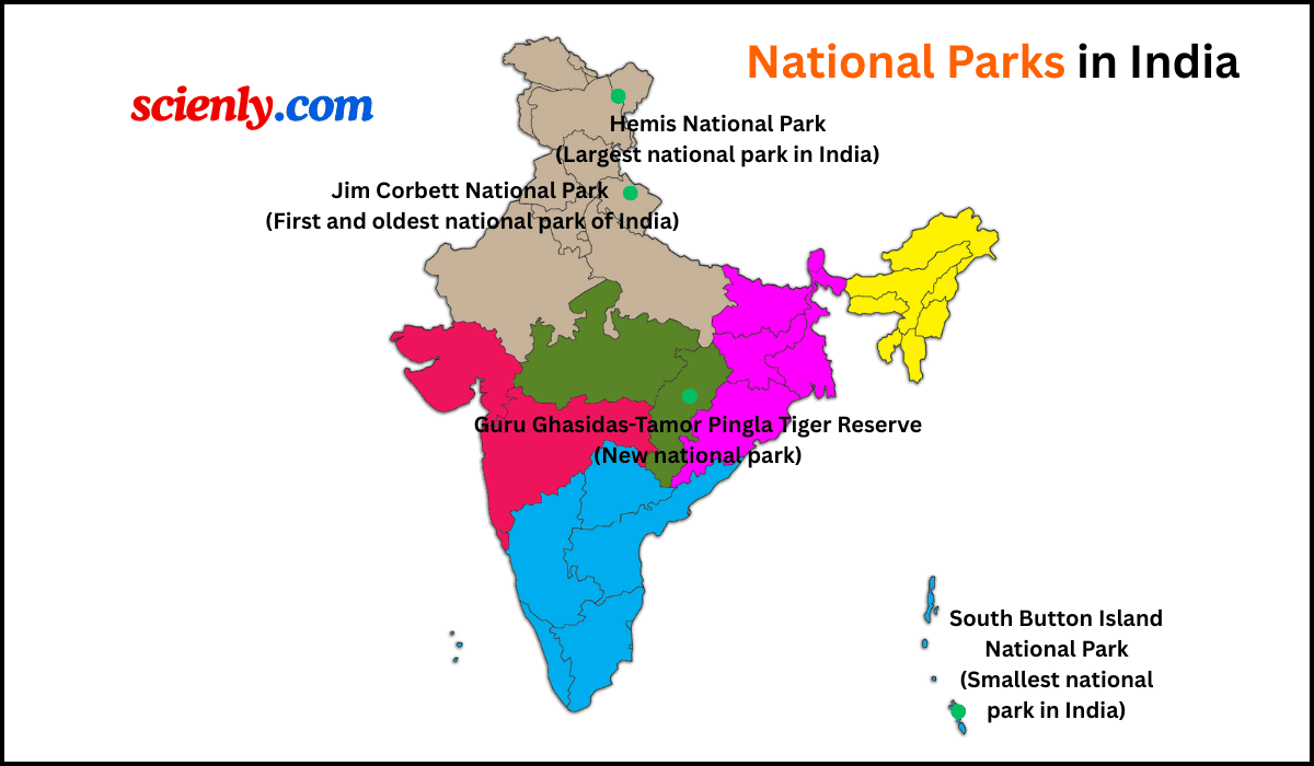 List of national parks in India.