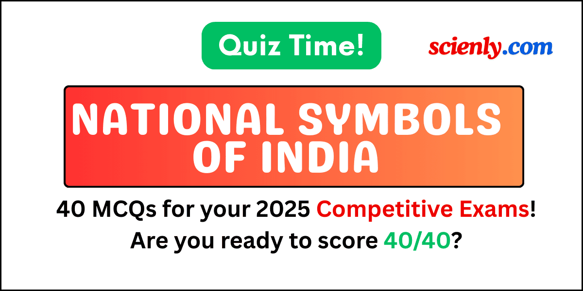 National symbols of India MCQ Quiz.
