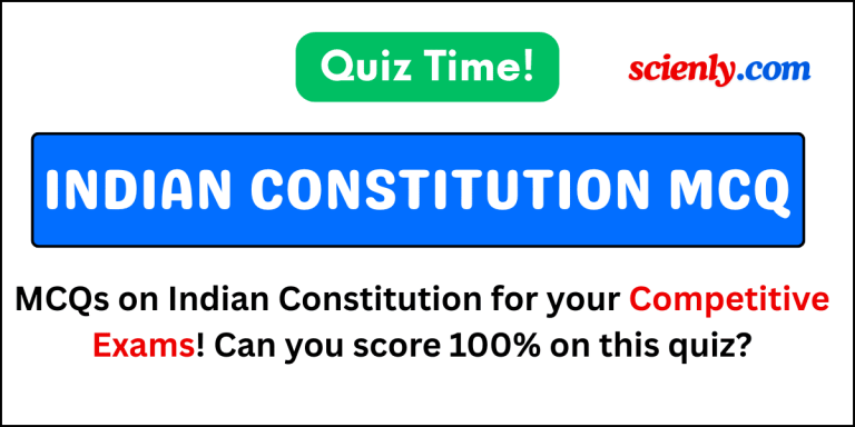 Indian Constitution MCQ Quiz Questions