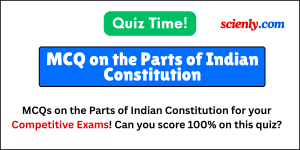 MCQ on Parts of Indian Constitution.