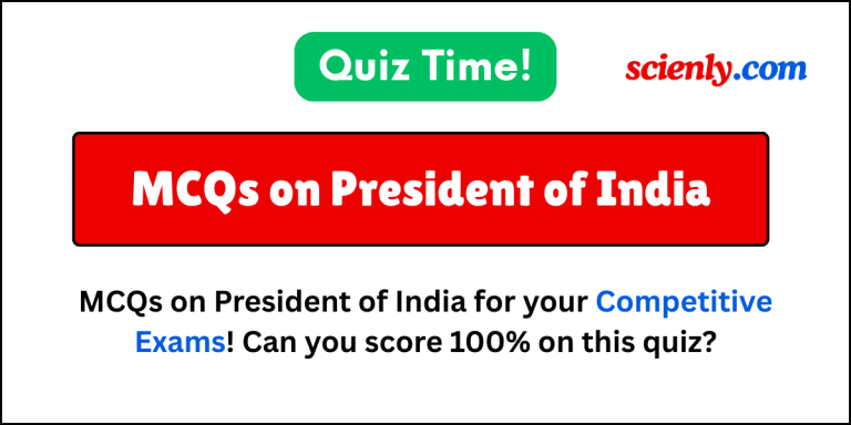 Top 40 President of India MCQ Questions with Answers